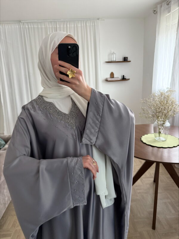 Robe Jasmine gris – Image 2