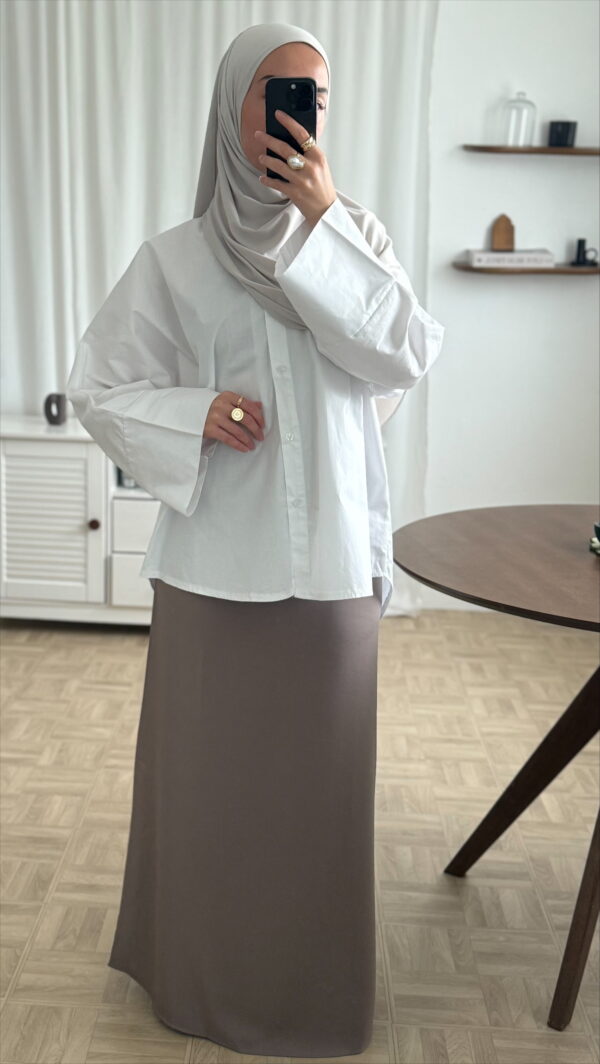 Jupe emma taupe – Image 4